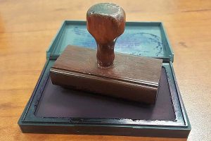 stempel notaris voor oprichten BV